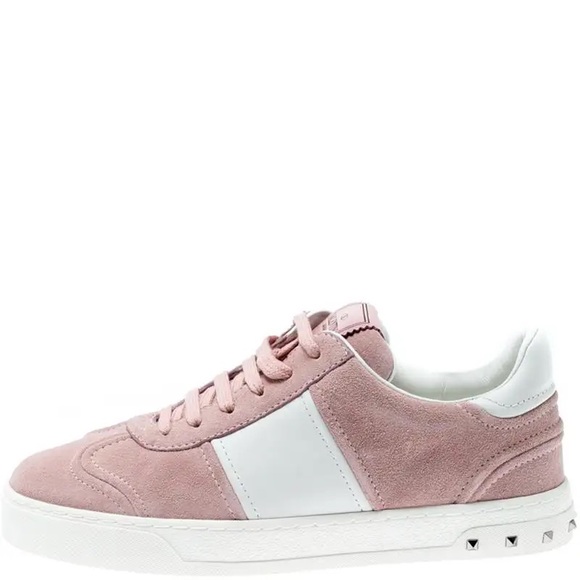 🆕 Valentino | Pink White Colorblock Flycrew Sneakers - Picture 5 of 6